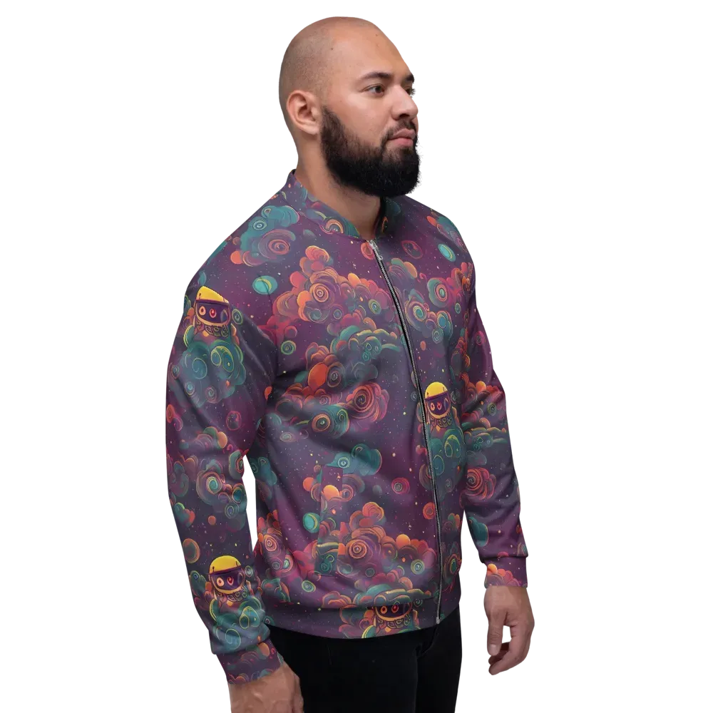 Nebula Dreamscape on Bomber Jacket — Right