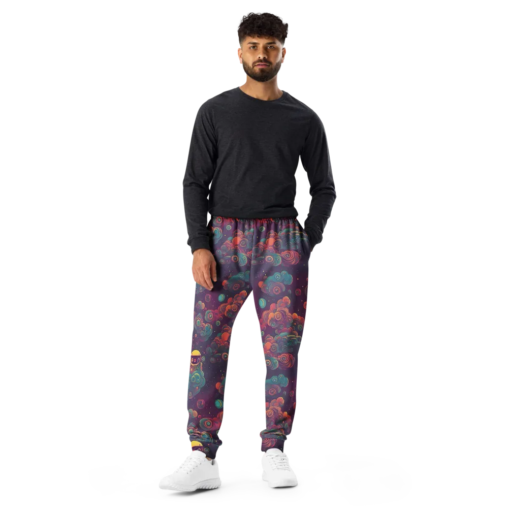 Nebula Dreamscape on Men's Joggers — Front