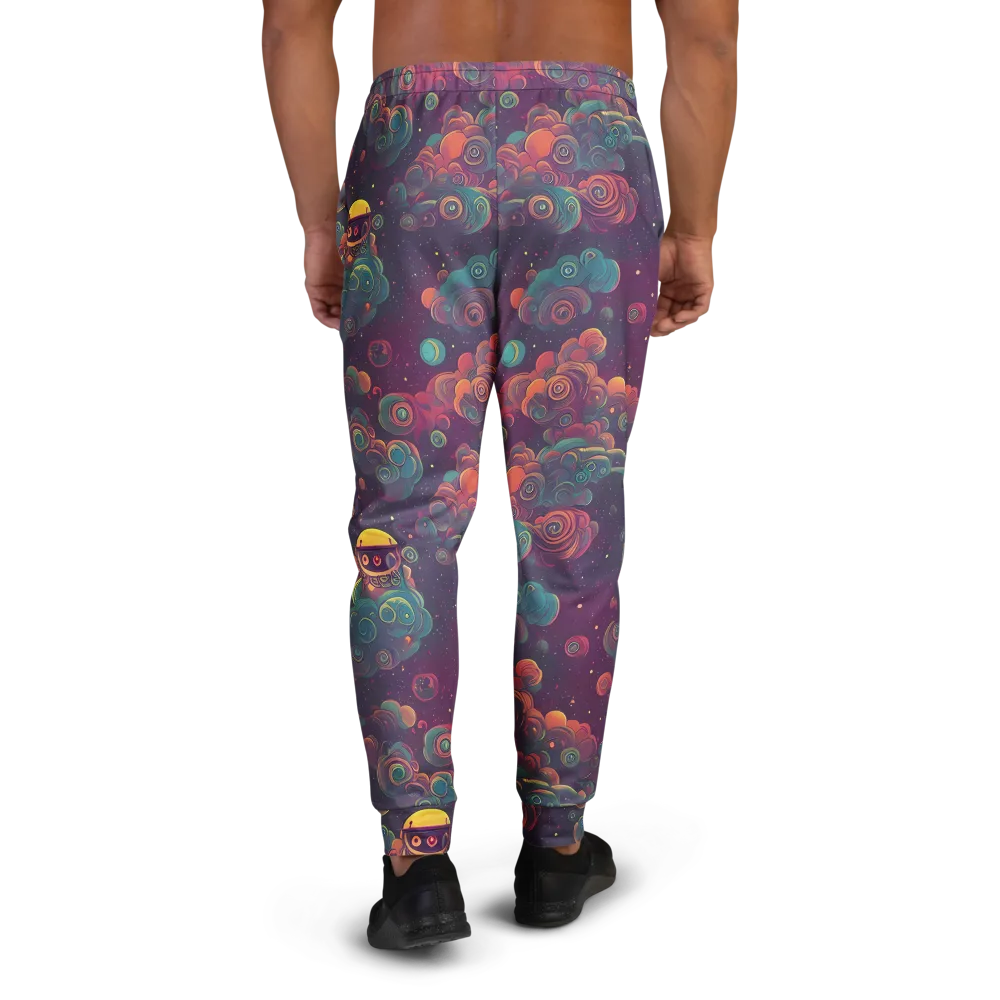Nebula Dreamscape on Men's Joggers — Back