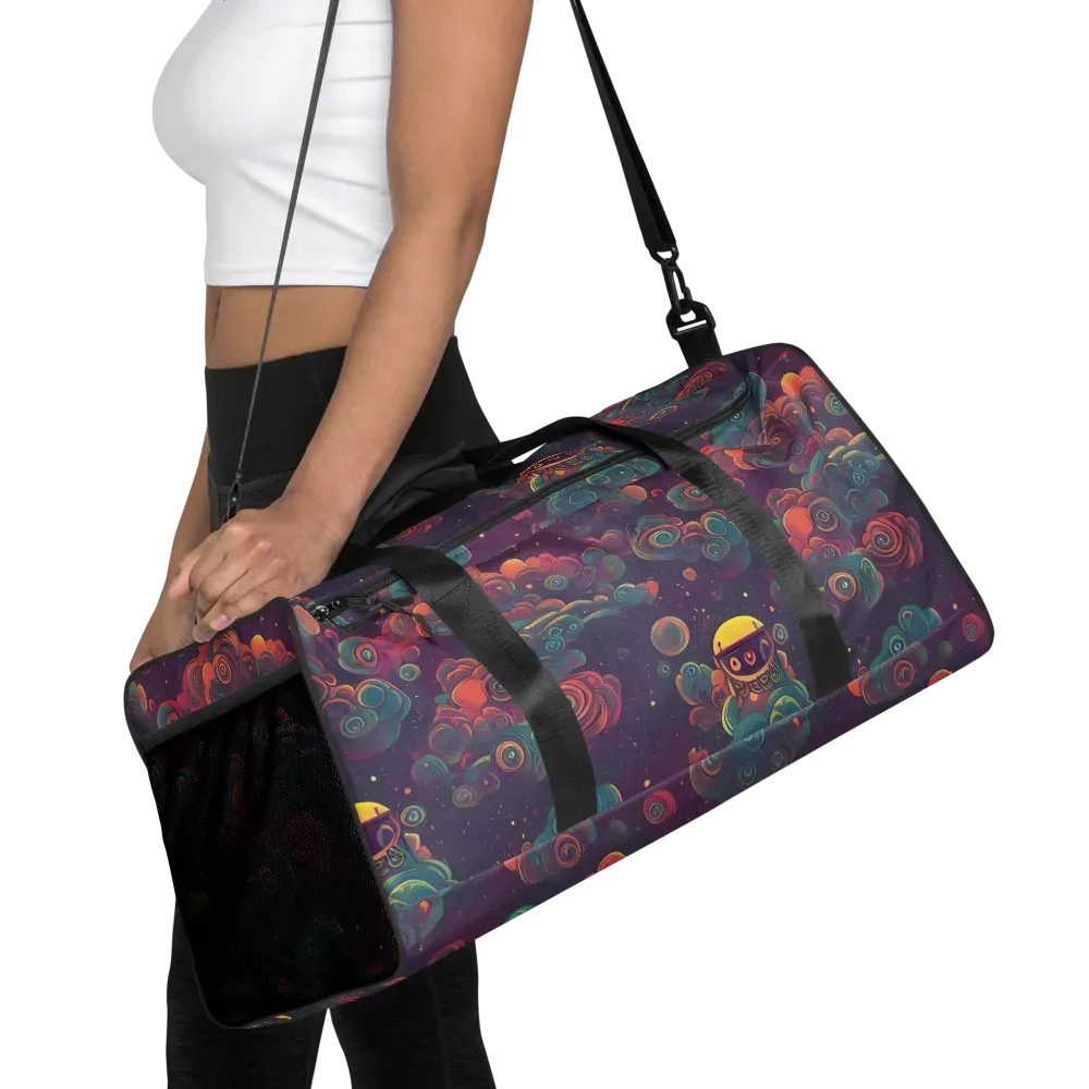 Nebula Dreamscape on Duffle Bag — Front
