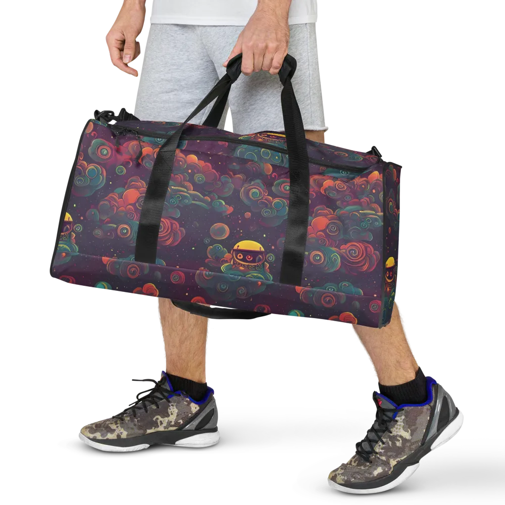 Nebula Dreamscape on Duffle Bag — Front