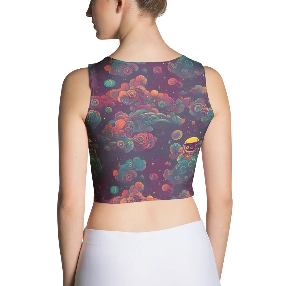 Nebula Dreamscape on Crop Top — Back