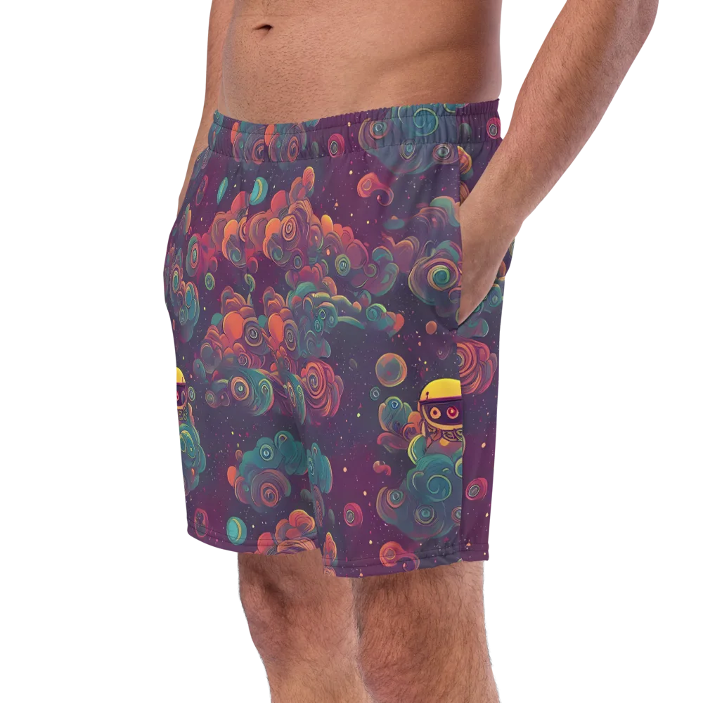 Nebula Dreamscape on Swim Trunks — Left Front