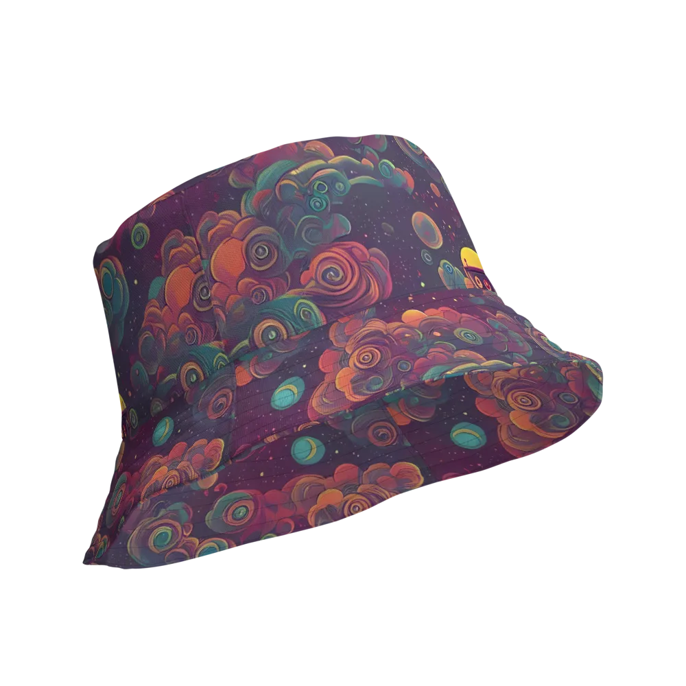 Nebula Dreamscape on Reversible Bucket Hat — Product details Outside