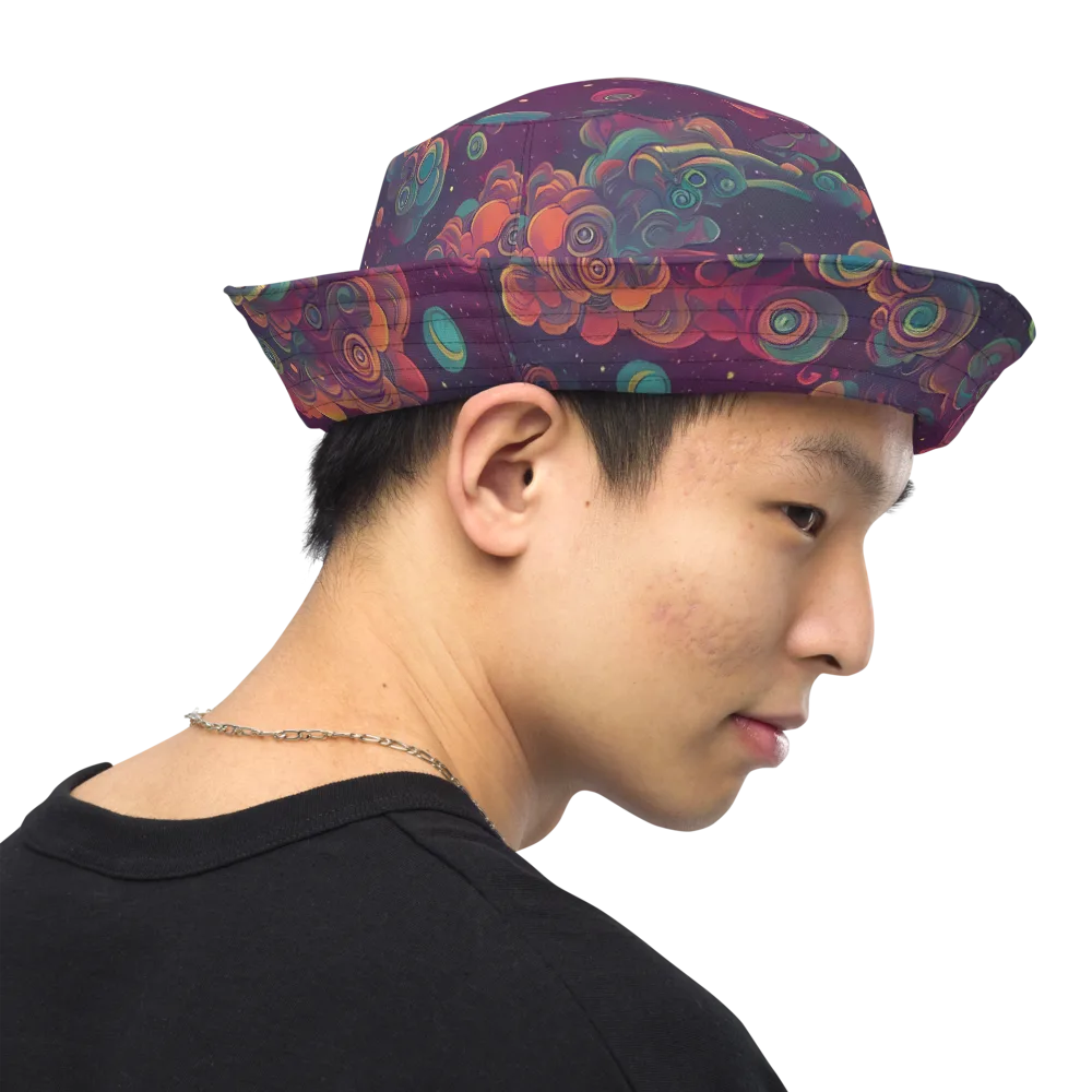 Nebula Dreamscape on Reversible Bucket Hat — Right Outside