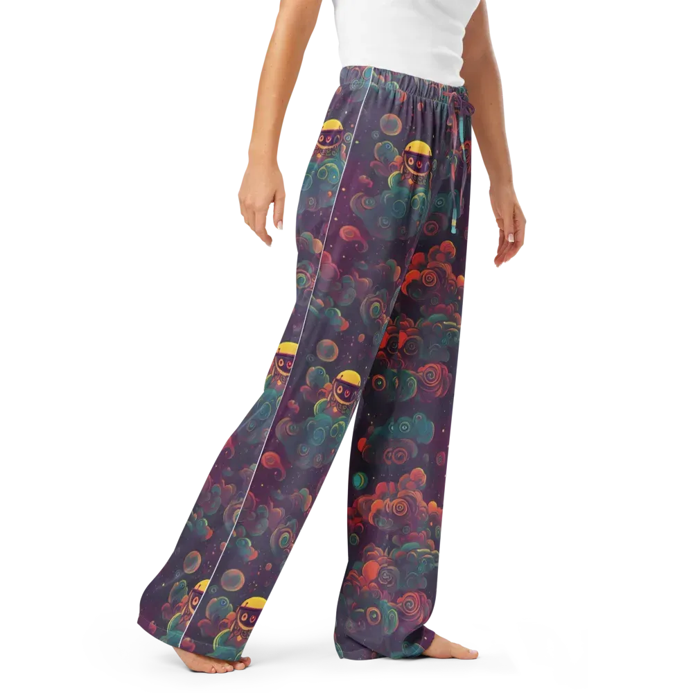 Nebula Dreamscape on Women's Pajama Pants — Right Front