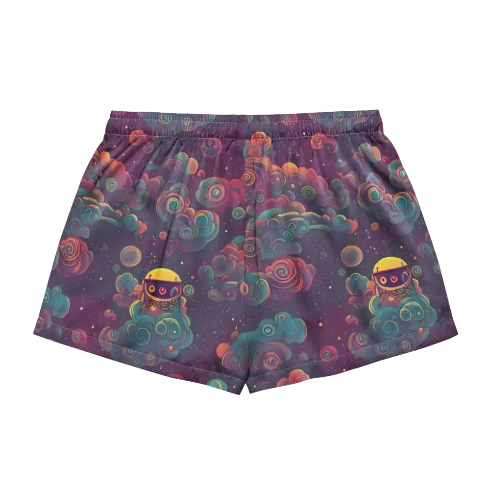 Nebula Dreamscape on Women's Pajama Shorts — Back