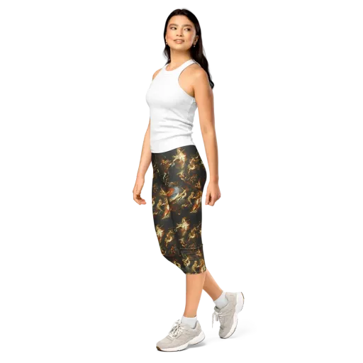 Van Dyck Vortex on a Capri Leggings