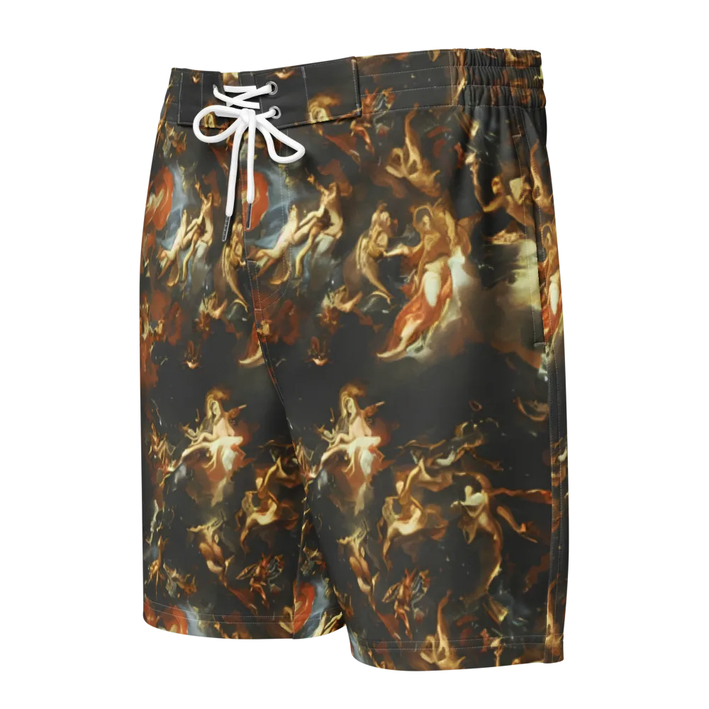Van Dyck Vortex on Men's Board Shorts — Front