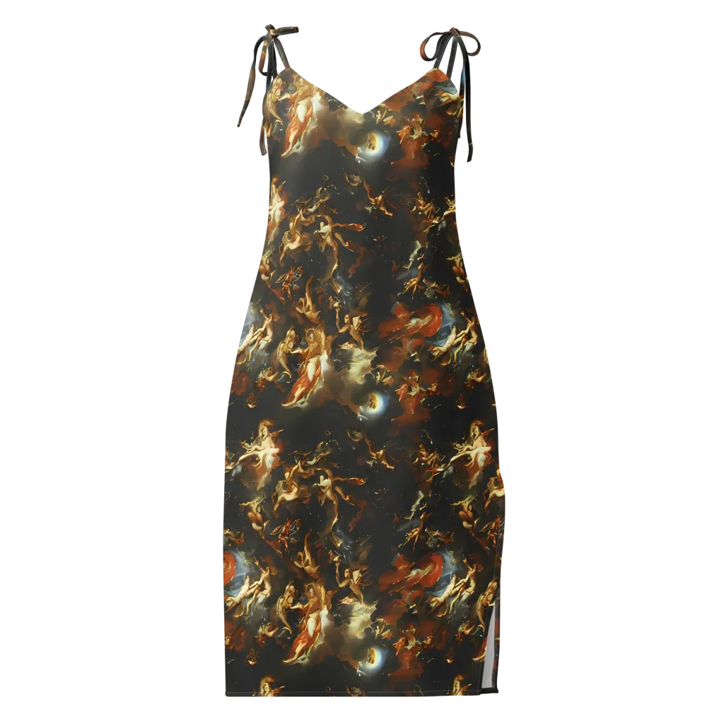 Van Dyck Vortex on Slip Dress — Front