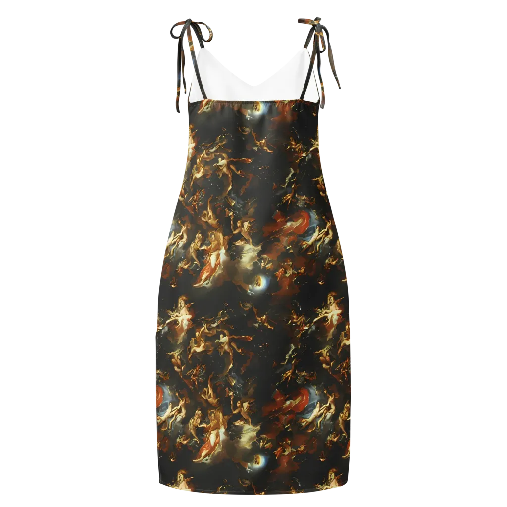 Van Dyck Vortex on Slip Dress — Back