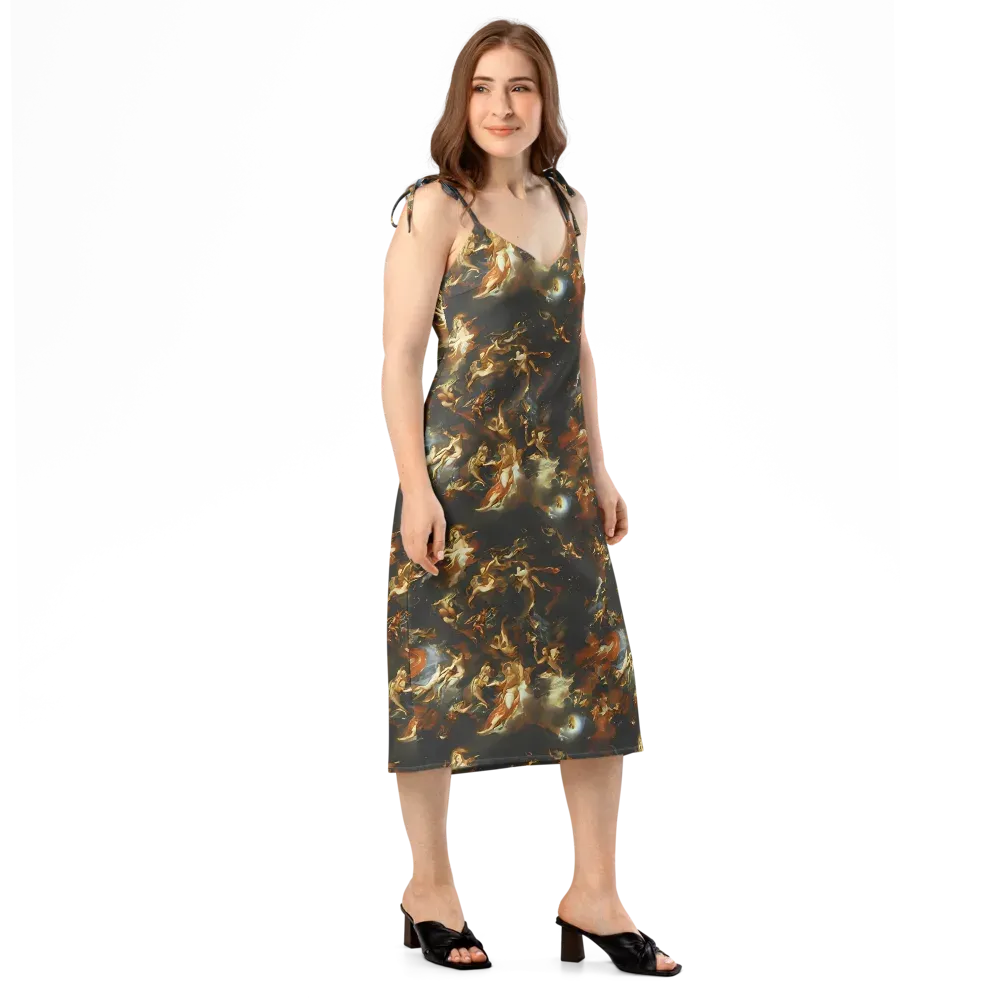 Van Dyck Vortex on Slip Dress — Right Front