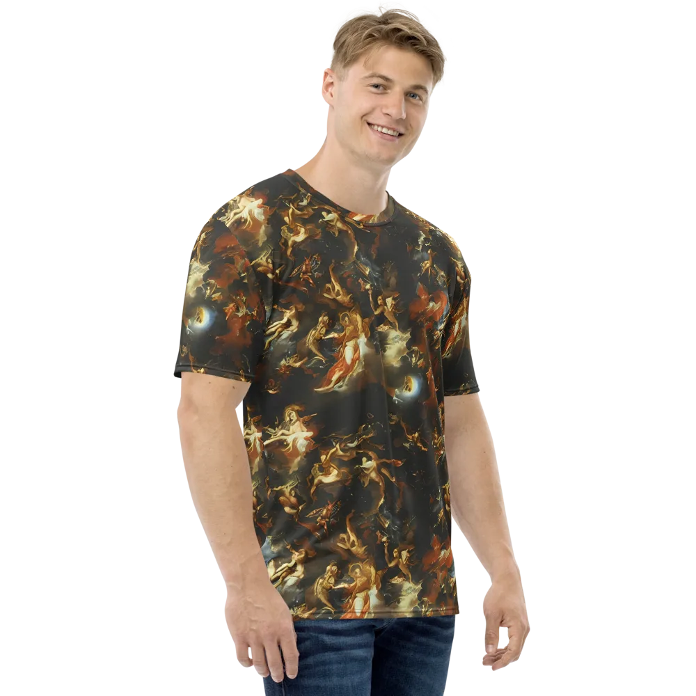 Van Dyck Vortex on Men's Crew Neck T-Shirt — Right