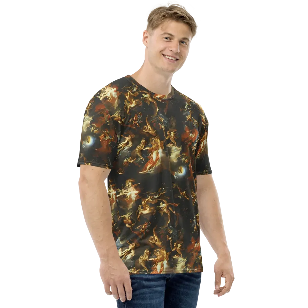 Van Dyck Vortex on Men's Crew Neck T-Shirt — Right