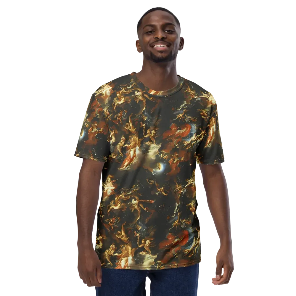 Van Dyck Vortex on Men's Crew Neck T-Shirt — Front