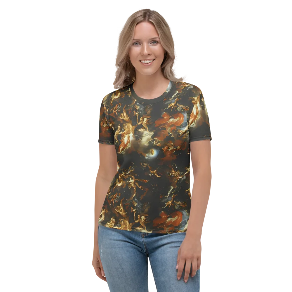 Van Dyck Vortex on Women's Crew Neck T-Shirt — Front