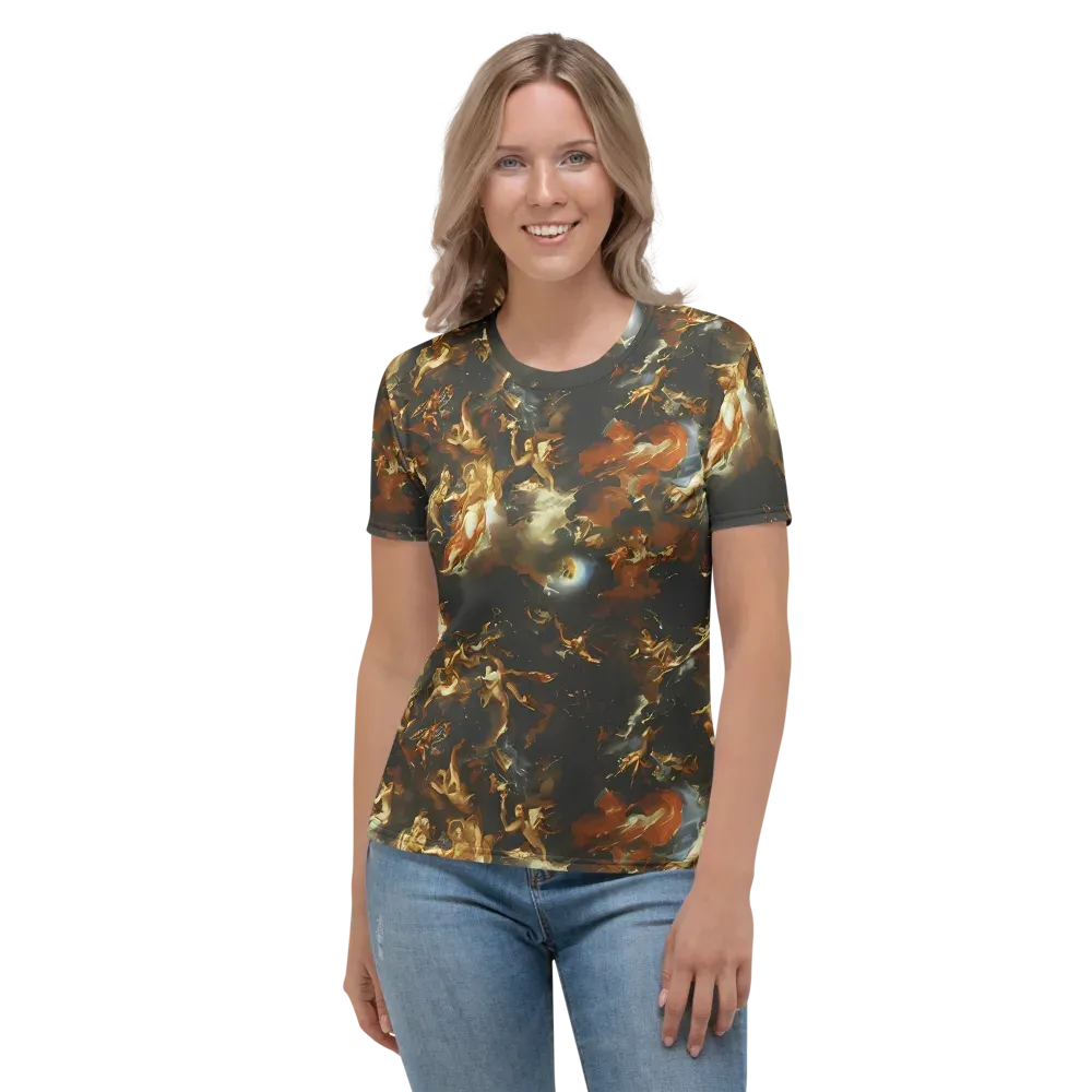 Van Dyck Vortex on Women's Crew Neck T-Shirt — Front