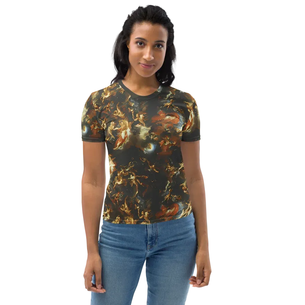 Van Dyck Vortex on Women's Crew Neck T-Shirt — Front