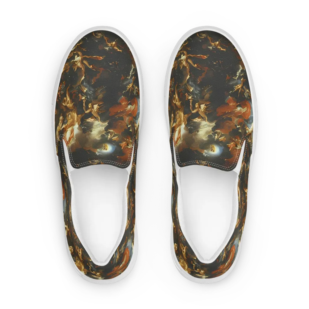 Van Dyck Vortex on Men's Slip-On Canvas Shoes — Front
