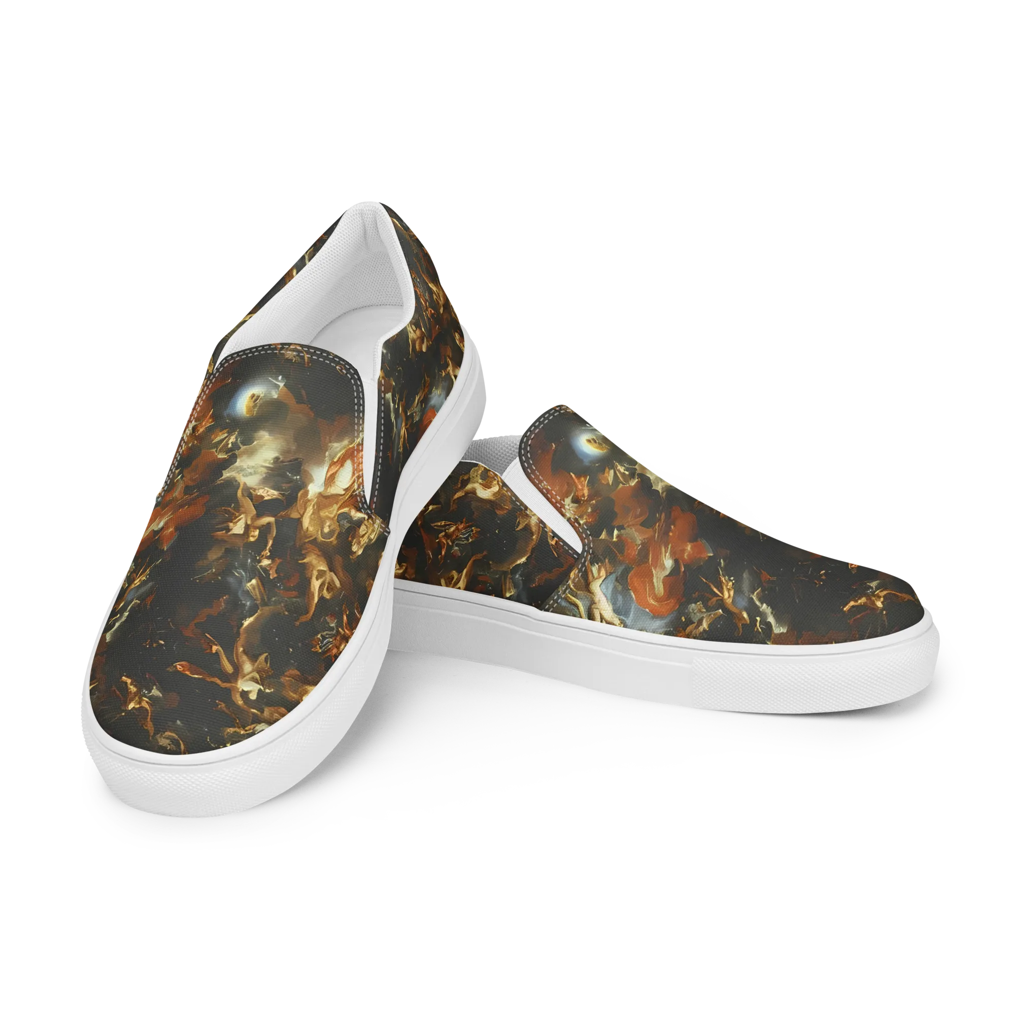 Van Dyck Vortex on Men's Slip-On Canvas Shoes — Left Front