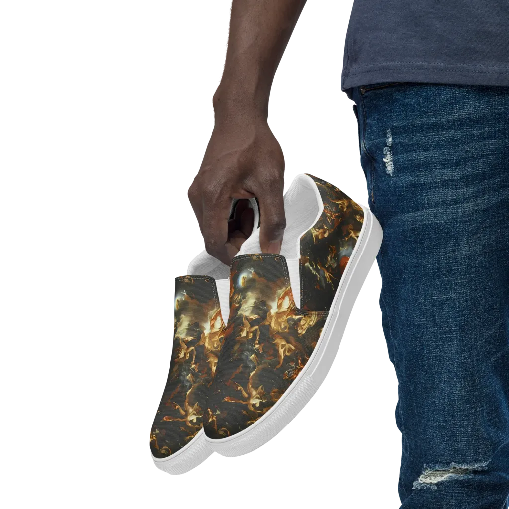 Van Dyck Vortex on Men's Slip-On Canvas Shoes — Left Front