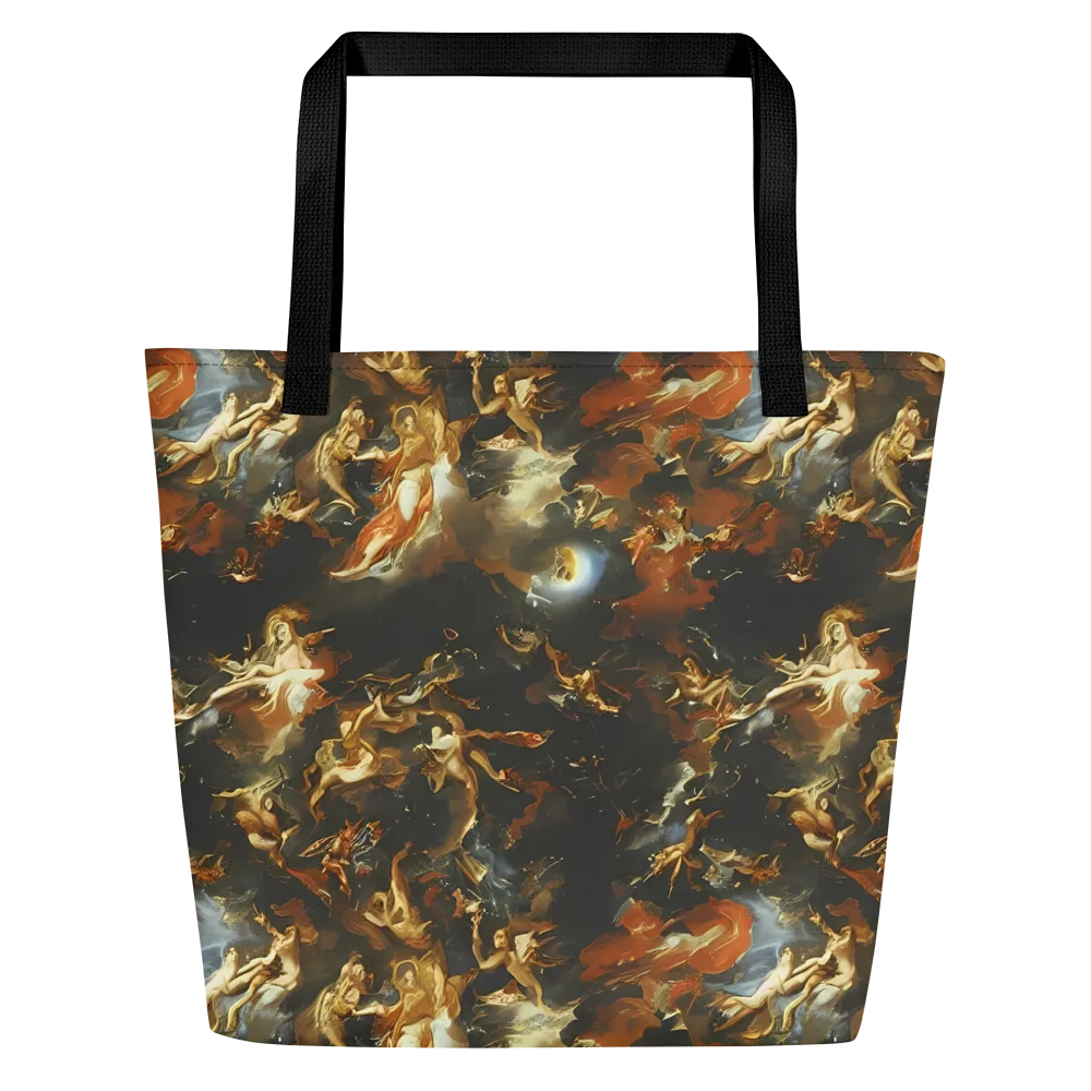 Van Dyck Vortex on Large Tote Bag W/ Pocket — Front