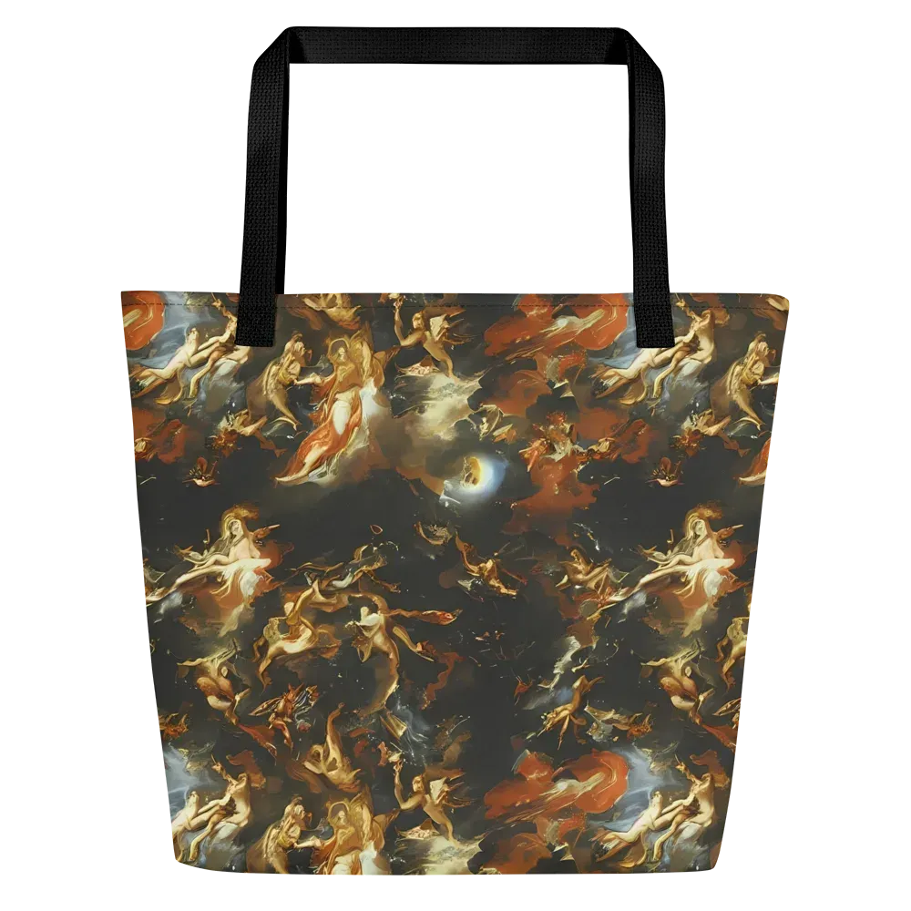 Van Dyck Vortex on Large Tote Bag W/ Pocket — Front