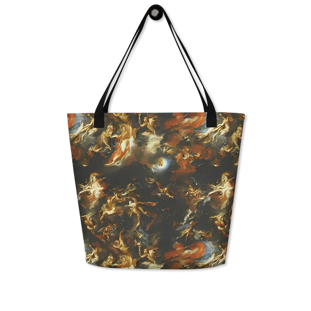 Van Dyck Vortex on Large Tote Bag W/ Pocket — Front