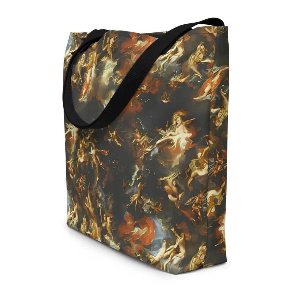Van Dyck Vortex on Large Tote Bag W/ Pocket — Front