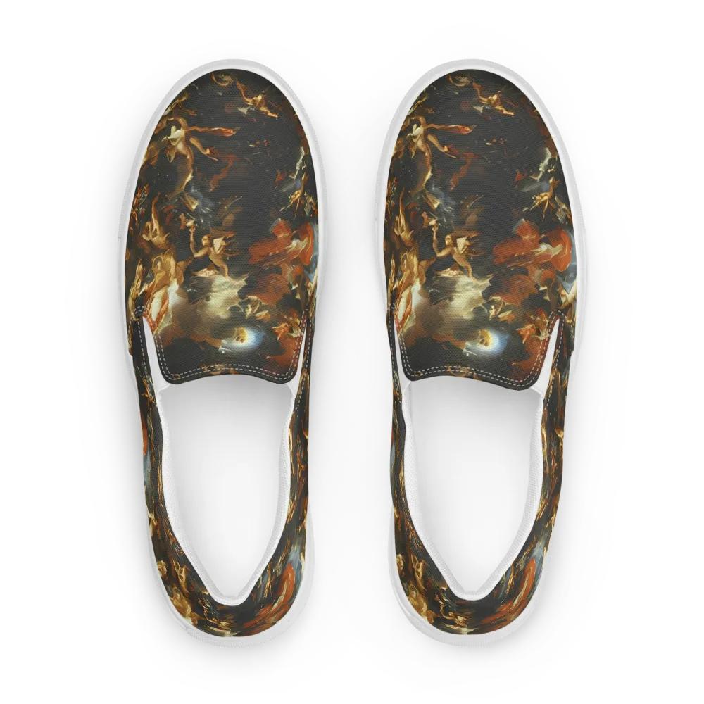 Van Dyck Vortex on Women's Slip-On Canvas Shoes — Front