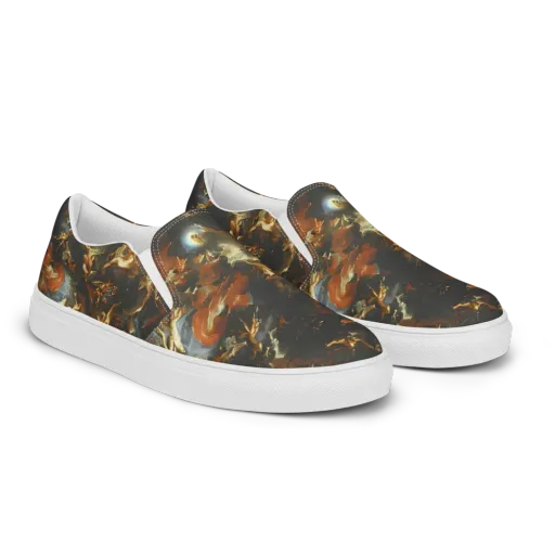 Van Dyck Vortex on a Women's Slip-On Canvas Shoes