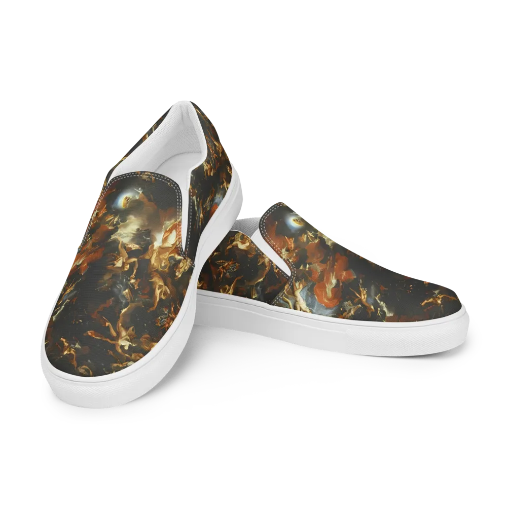 Van Dyck Vortex on Women's Slip-On Canvas Shoes — Left Front