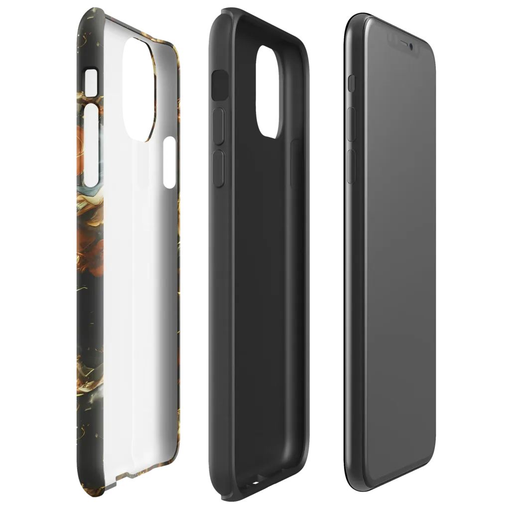 Van Dyck Vortex on Tough Case for iPhone® — Right
