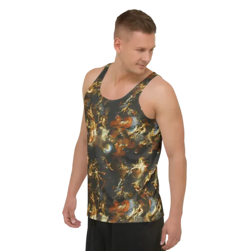 Van Dyck Vortex on a Men's Tank Top