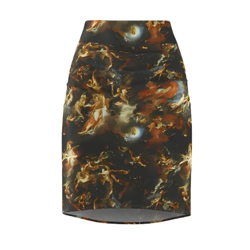 Van Dyck Vortex on a Pencil Skirt