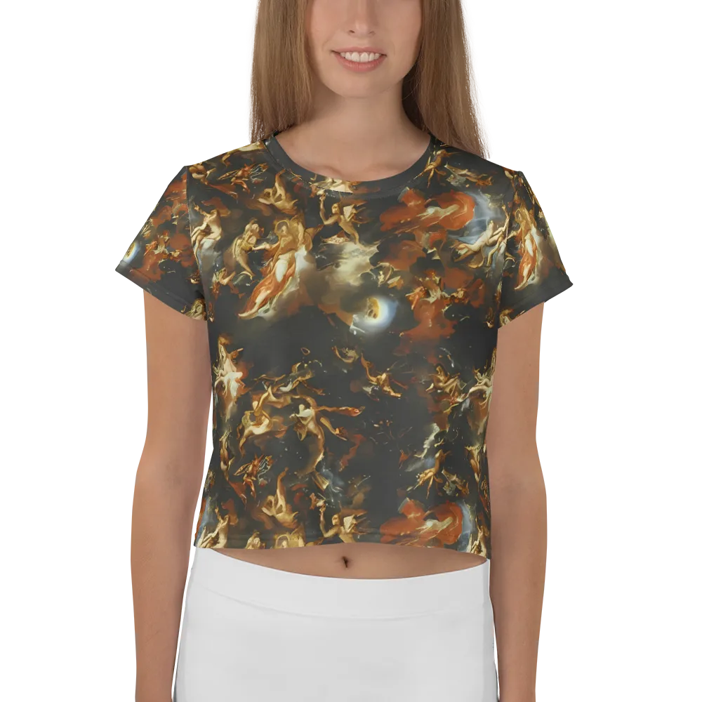Van Dyck Vortex on Crop Tee — Front