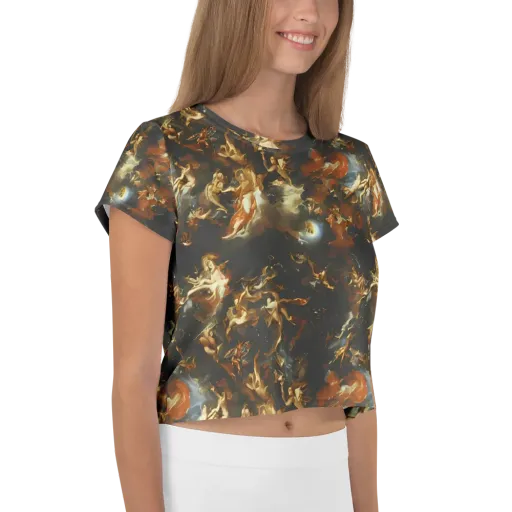 Van Dyck Vortex on a Crop Tee