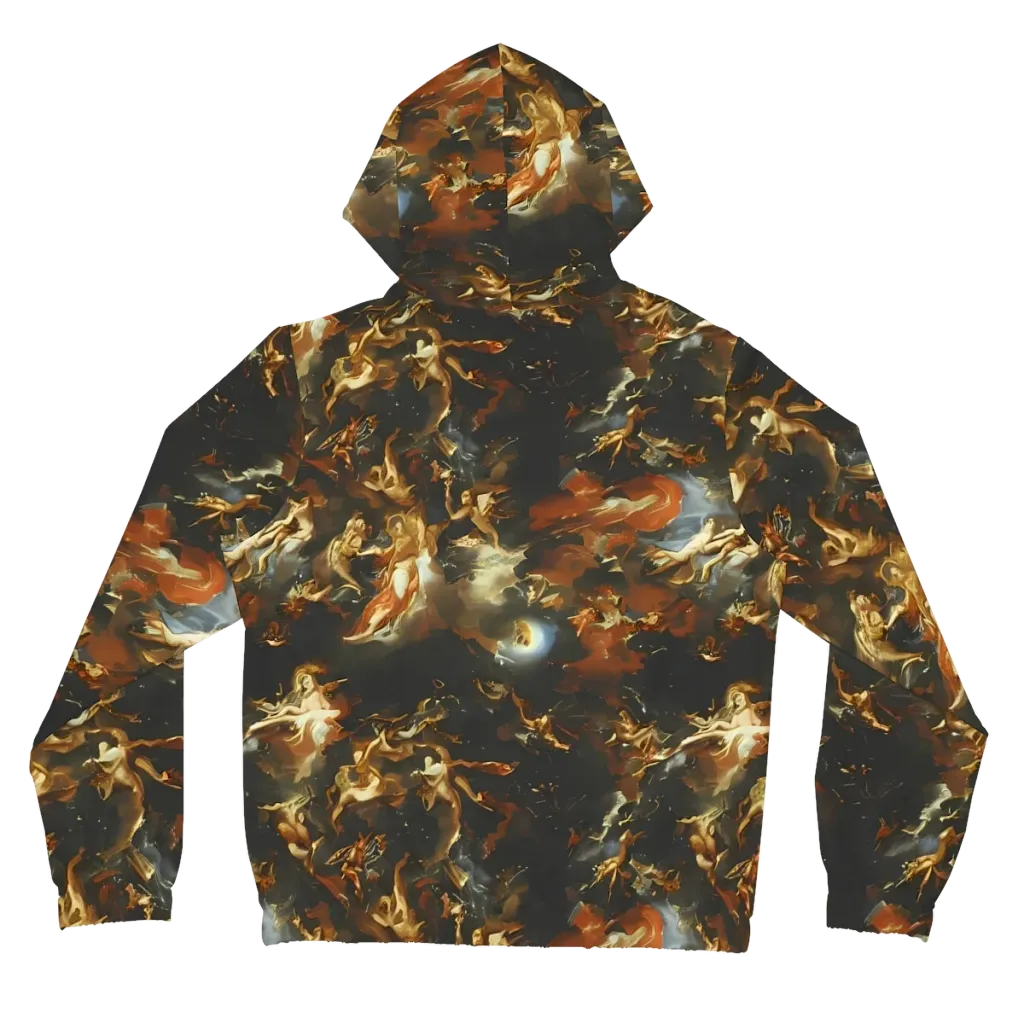 Van Dyck Vortex on Women's Full-Zip Hoodie — Back