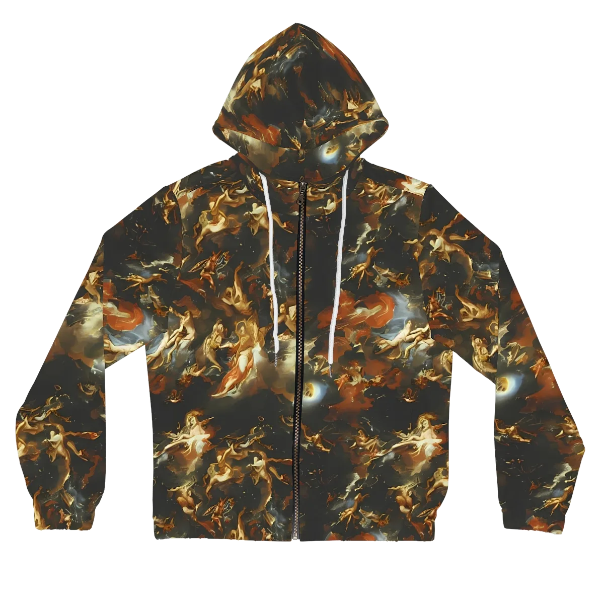 Van Dyck Vortex on Women's Full-Zip Hoodie — Front