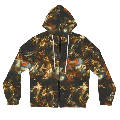 Van Dyck Vortex on a Women's Full-Zip Hoodie