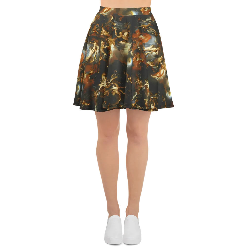 Van Dyck Vortex on Skater Skirt — Front