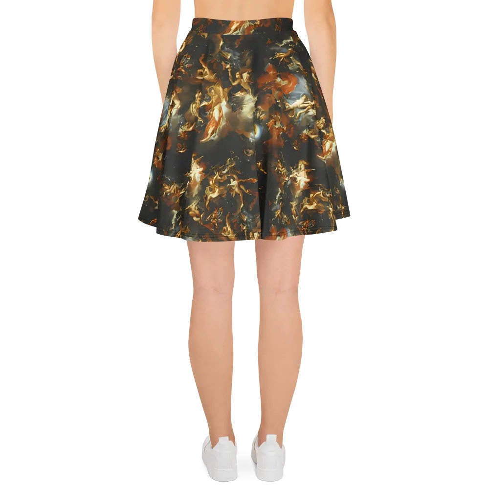 Van Dyck Vortex on Skater Skirt — Back