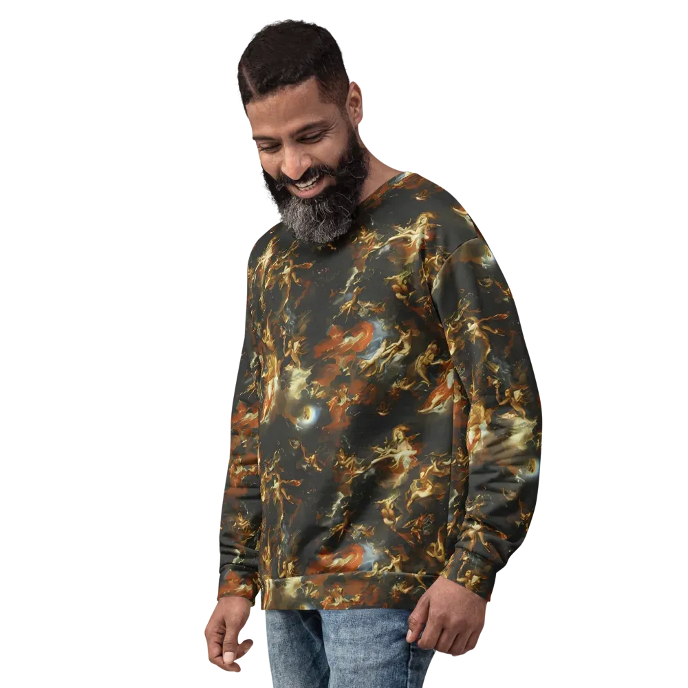 Van Dyck Vortex on Sweatshirt — Left Front