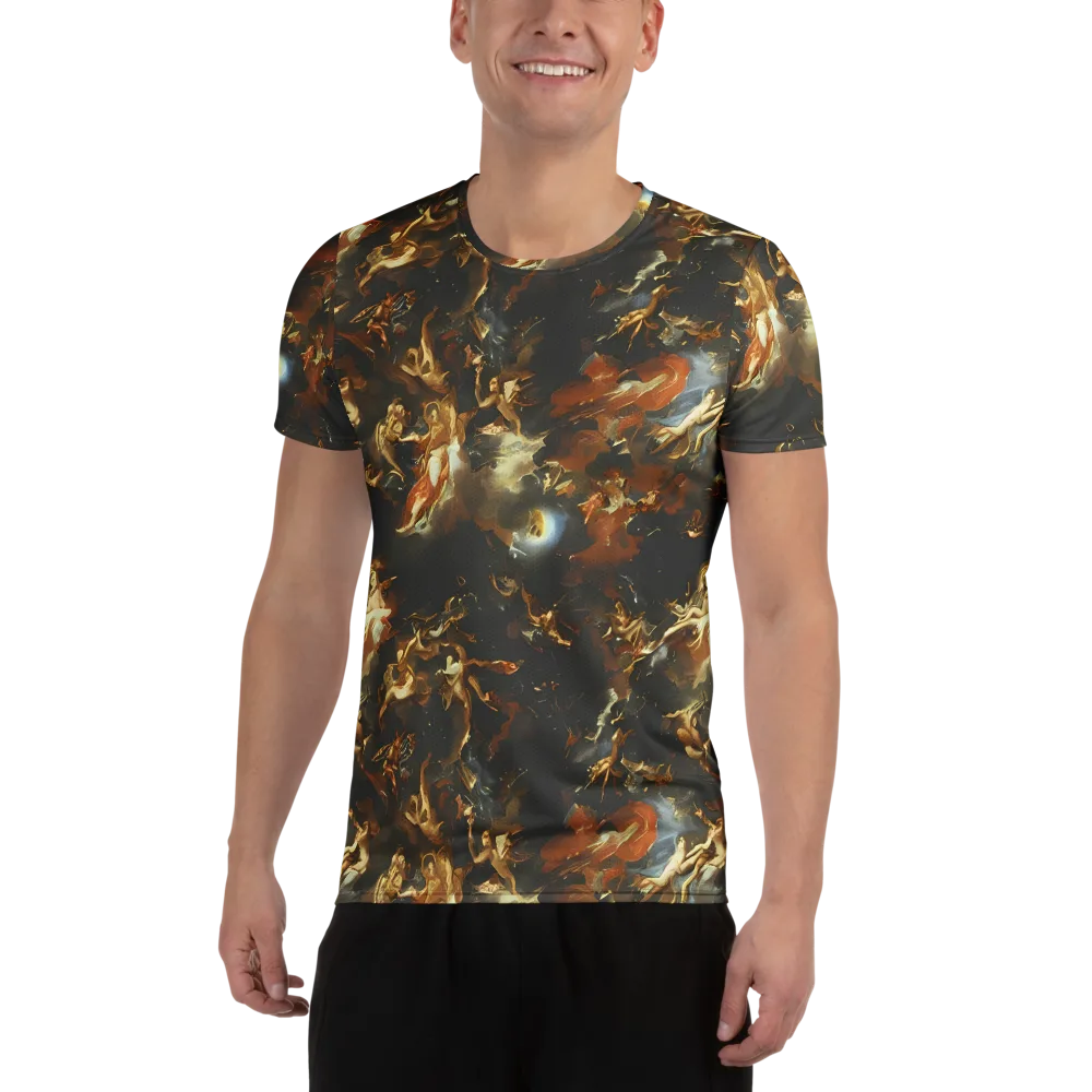 Van Dyck Vortex on Men's Athletic T-Shirt — Front