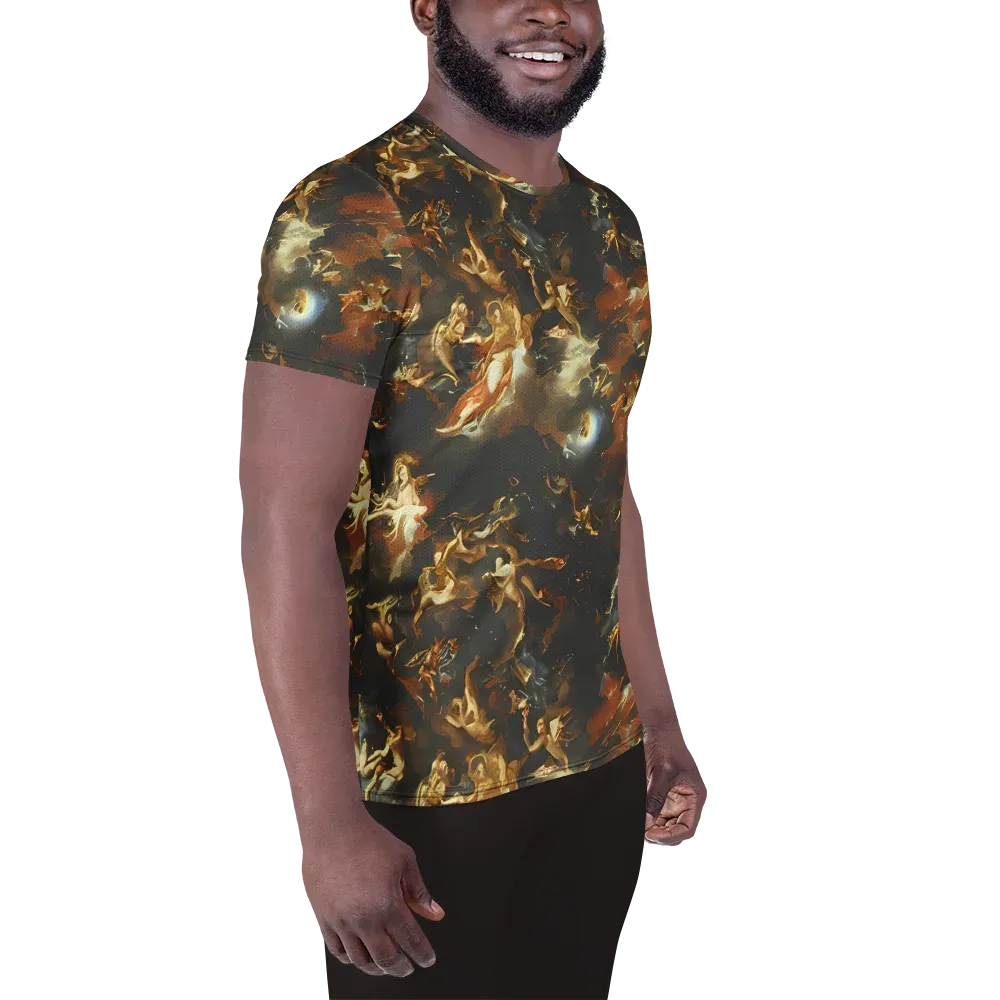 Van Dyck Vortex on Men's Athletic T-Shirt — Right