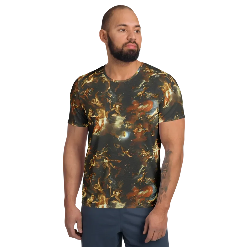 Van Dyck Vortex on Men's Athletic T-Shirt — Front