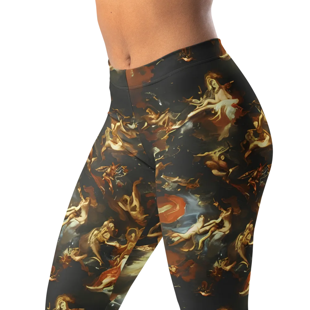 Van Dyck Vortex on Leggings — Left Front