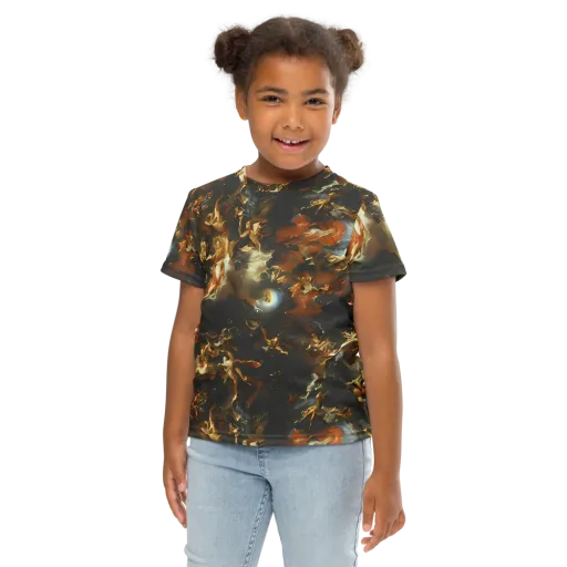 Van Dyck Vortex on a Kids Crew Neck T-Shirt