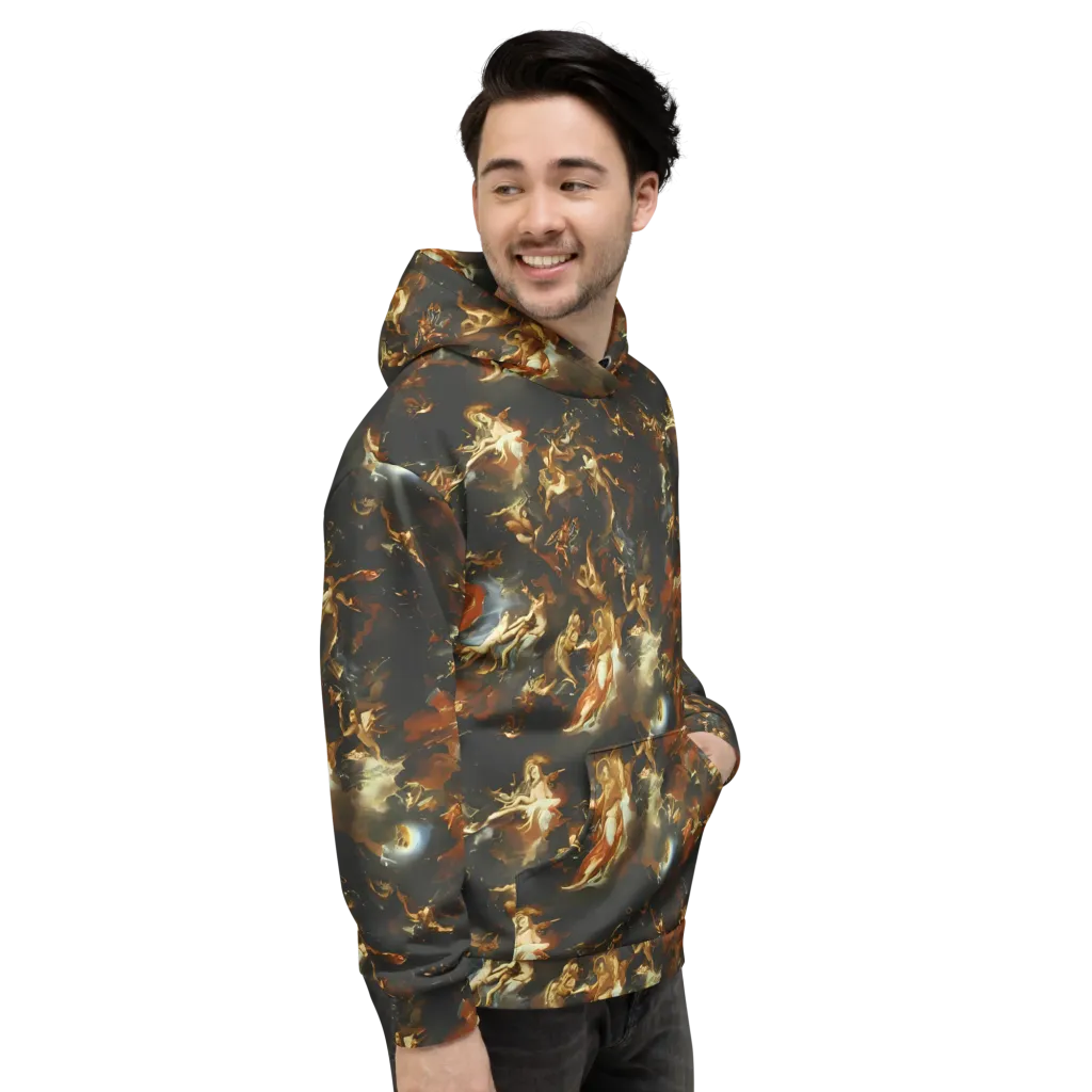 Van Dyck Vortex on Hoodie — Right