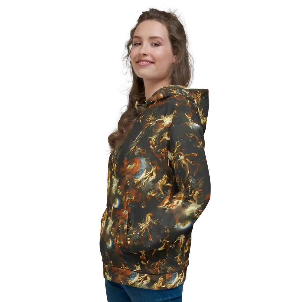 Van Dyck Vortex on Hoodie — Left
